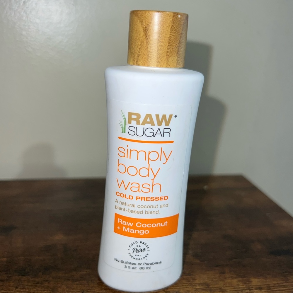Raw Sugar Natural Travel Body Wash
